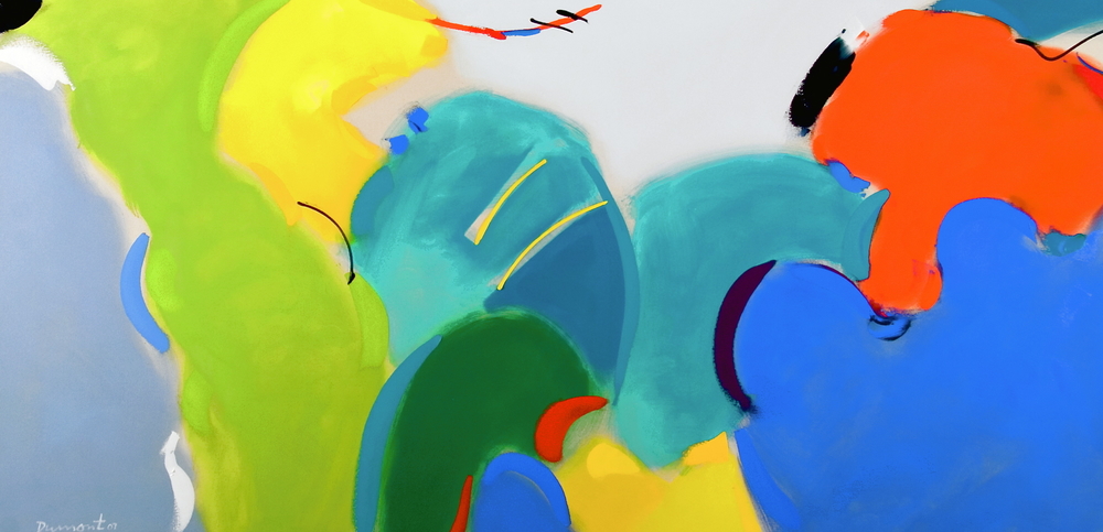 “Big Sur Inspiration,” 48″ x 96″ oil on canvas, 2010
