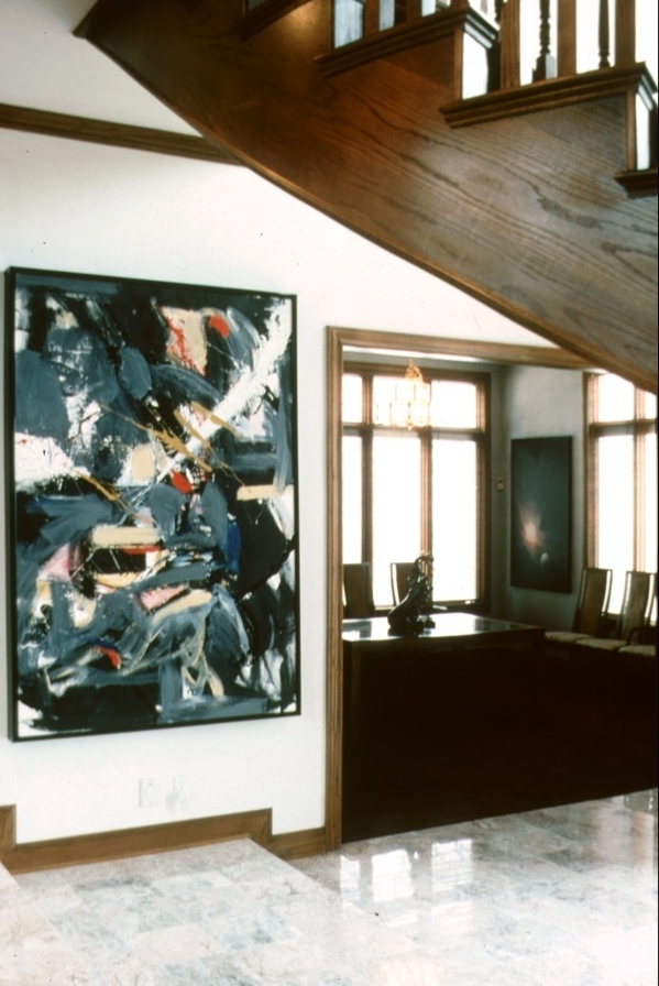 “Chaos,” 84″ x 60″ acrylic on canvas, Private Collection, 1982